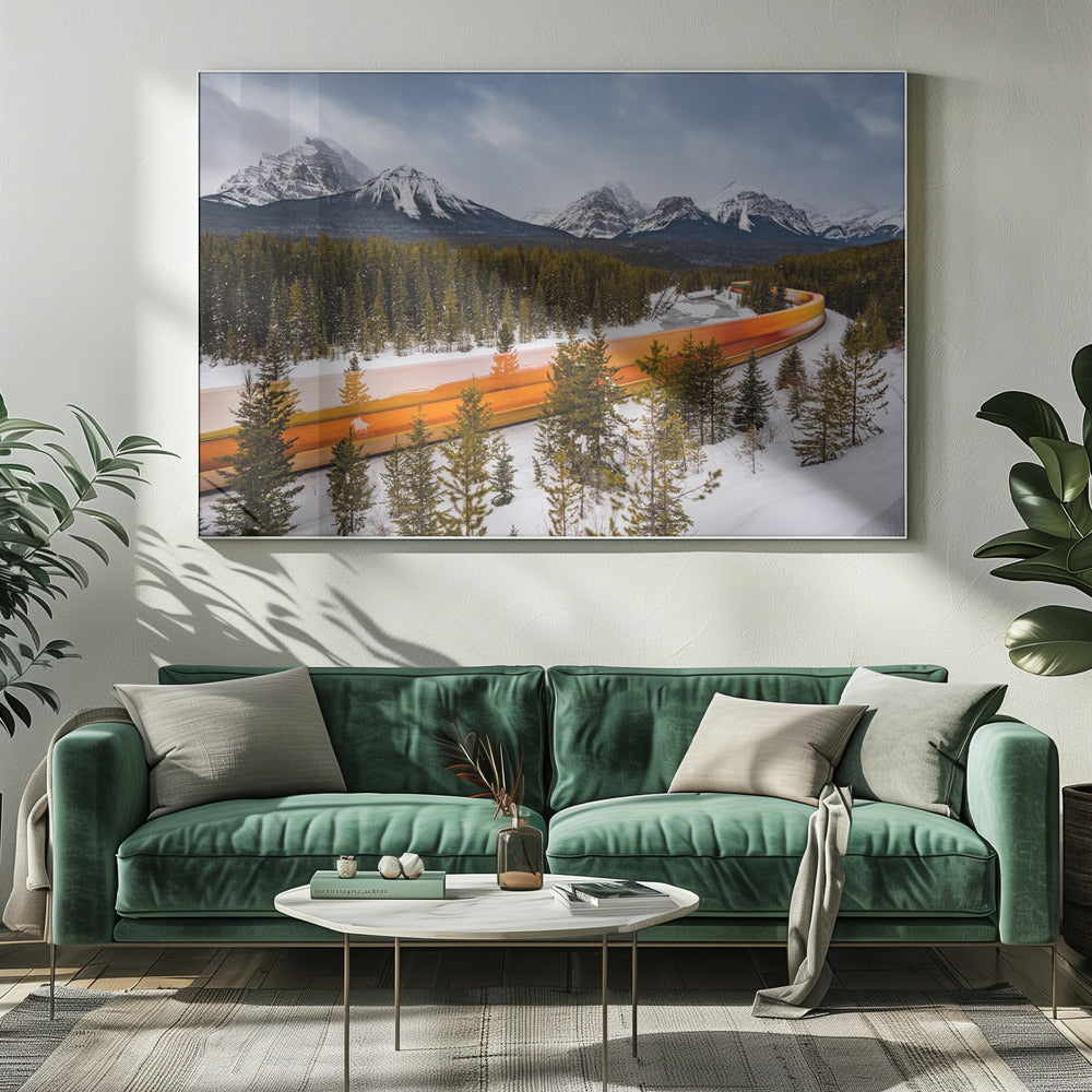 Morant's Curve im Winter | Leinwand