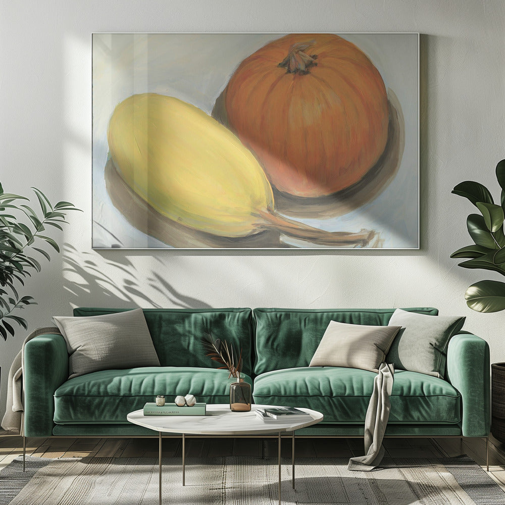 Kürbis und Squash | Leinwand
