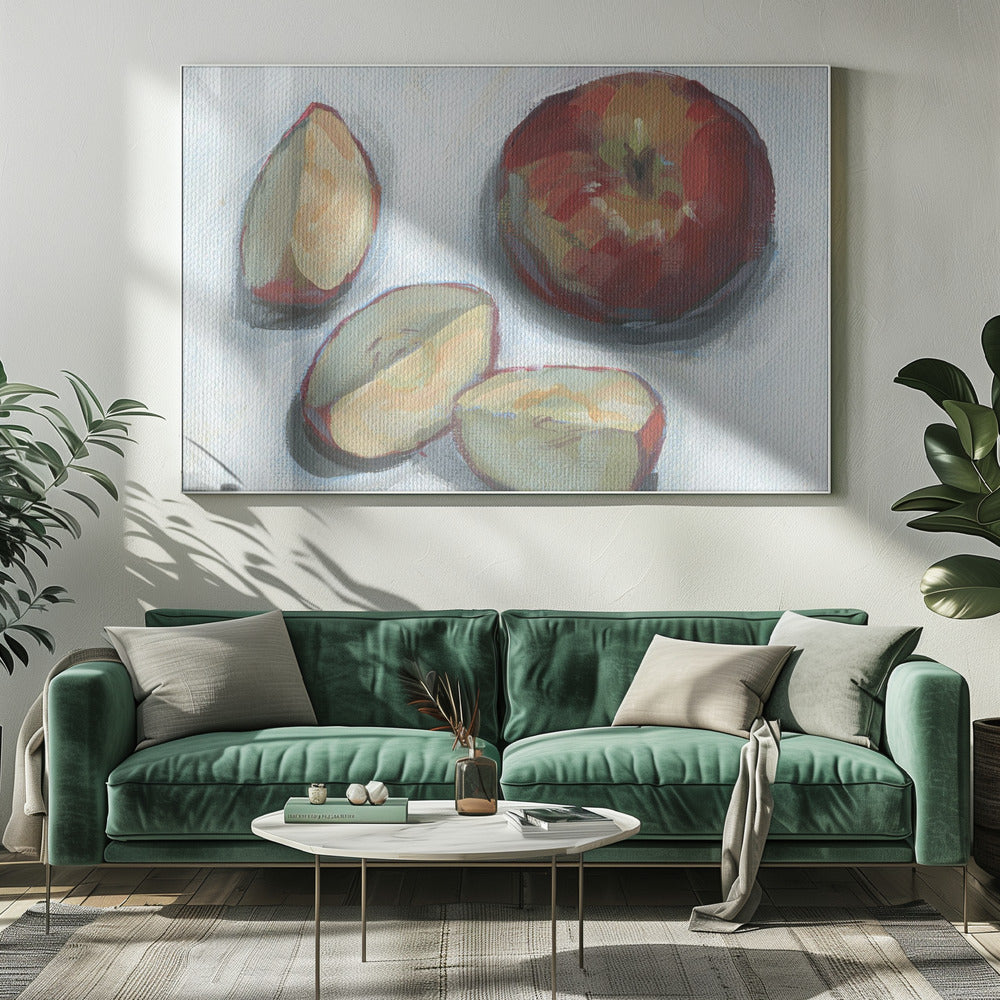 Apfelscheiben 8x10 | Leinwand