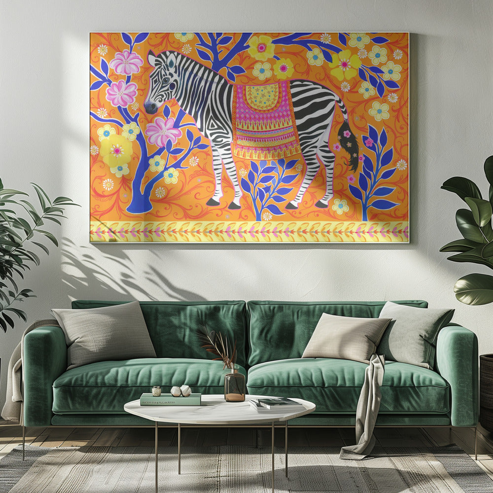 Zebras lebendiger Traum | Leinwand