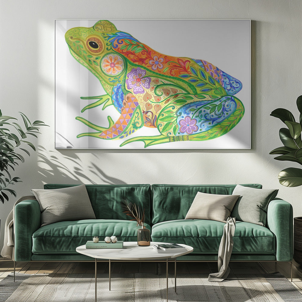 Kunstfrosch | Leinwand