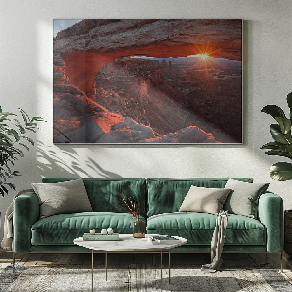 Mesa Arch Sonnenaufgang | Leinwand