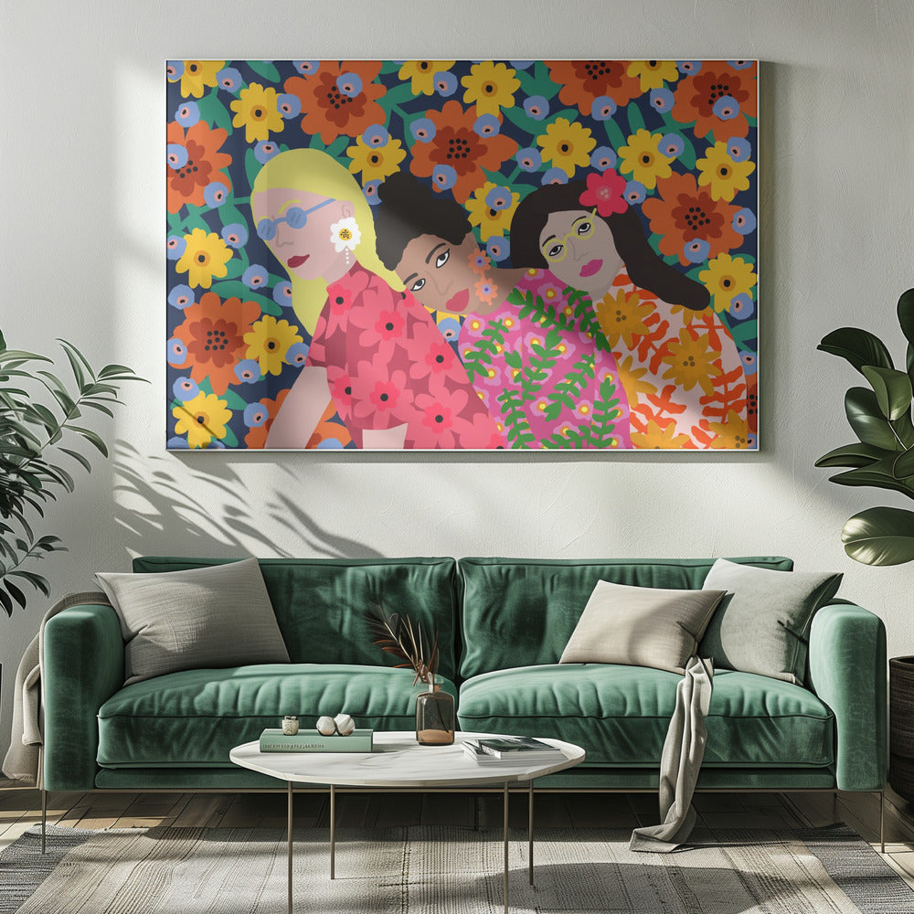 Drei Freunde | Leinwand