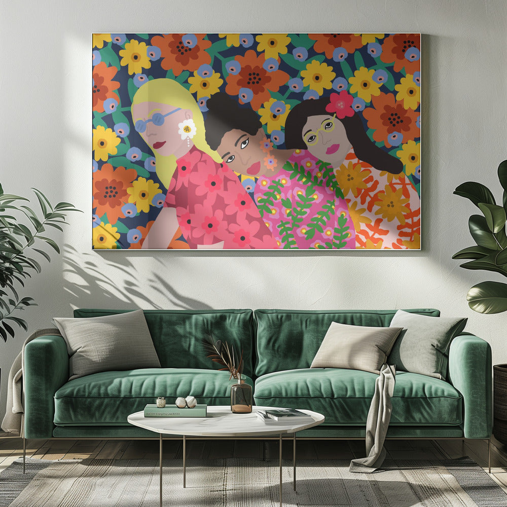 Beste Freunde | Leinwand