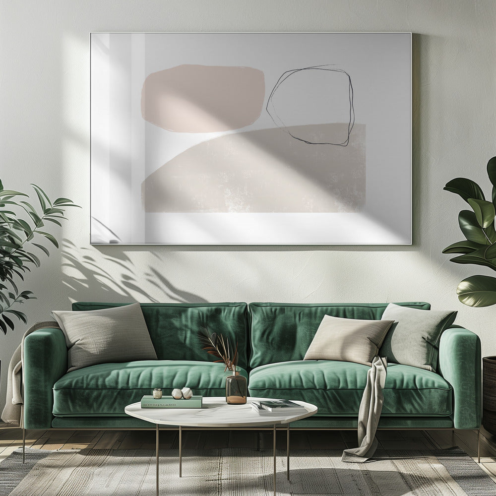 Abstrakte geometrische Formen | Leinwand