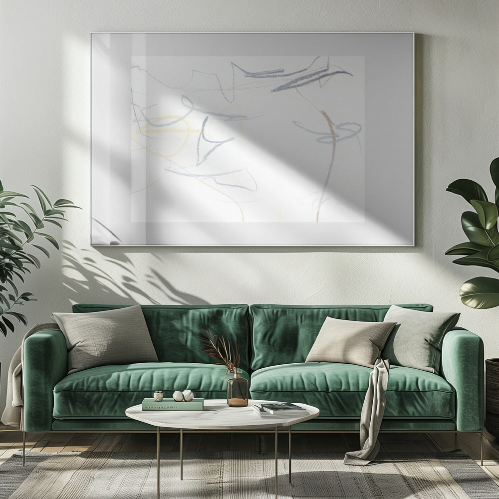 Flüsternde Linien | Leinwand