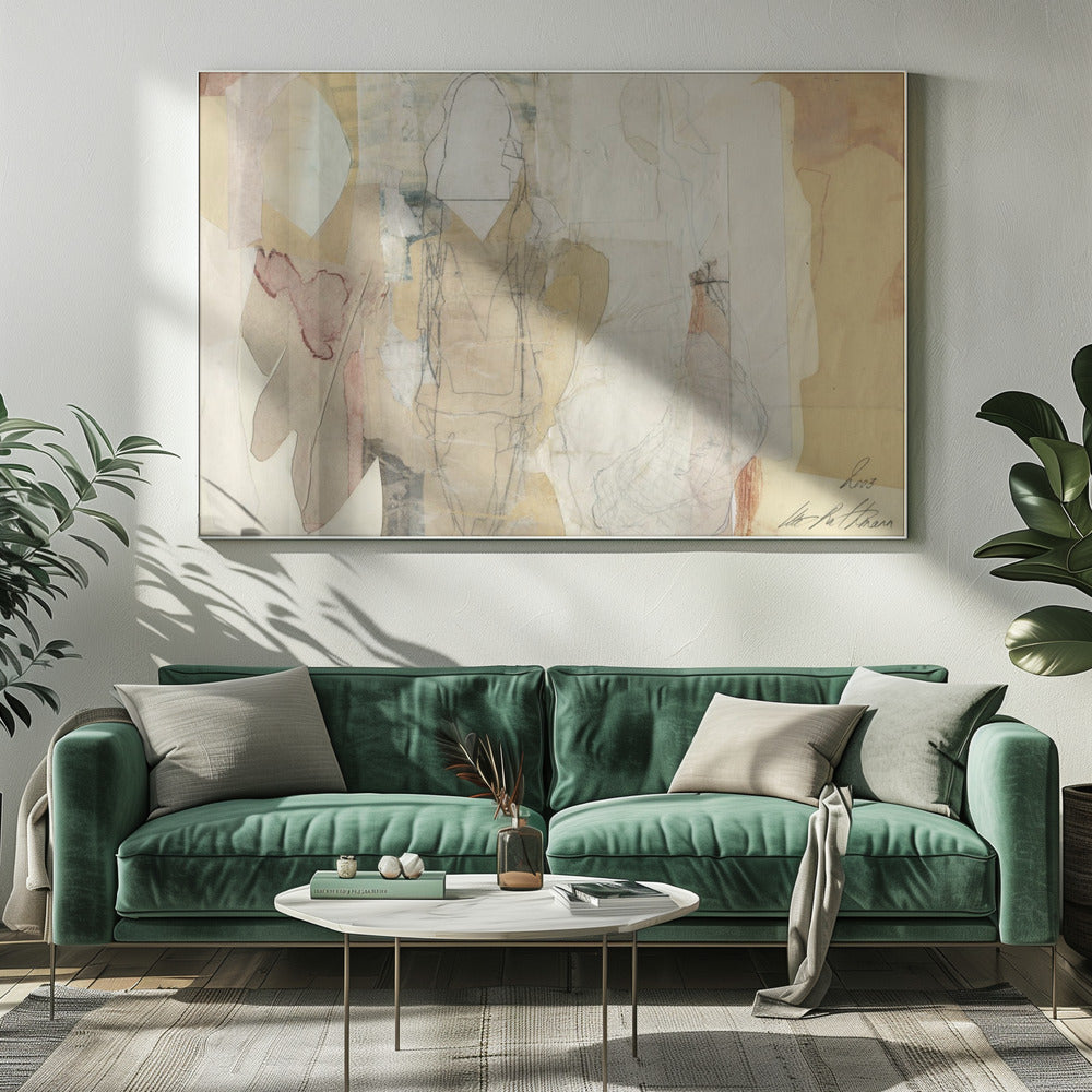 Transparente Silhouetten | Leinwand
