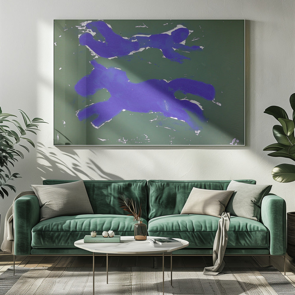 Lass uns zusammen fliegen | Leinwand