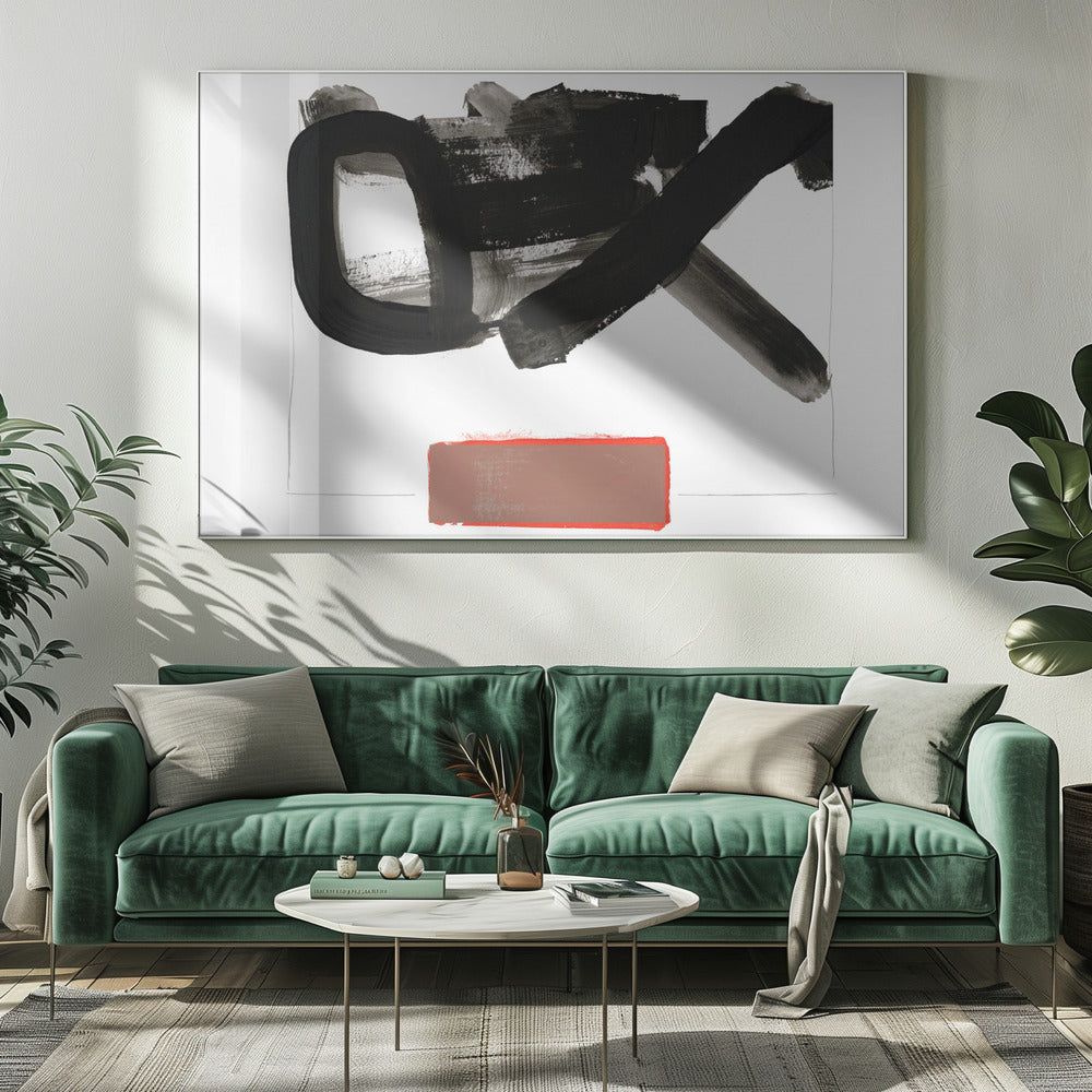 Schwarz Zen 2 | Leinwand