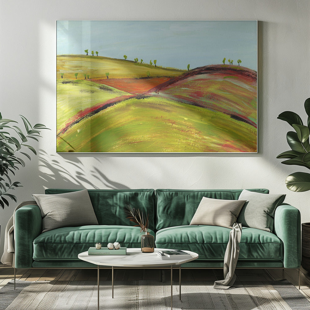 Landschaft Abstrakt | Leinwand