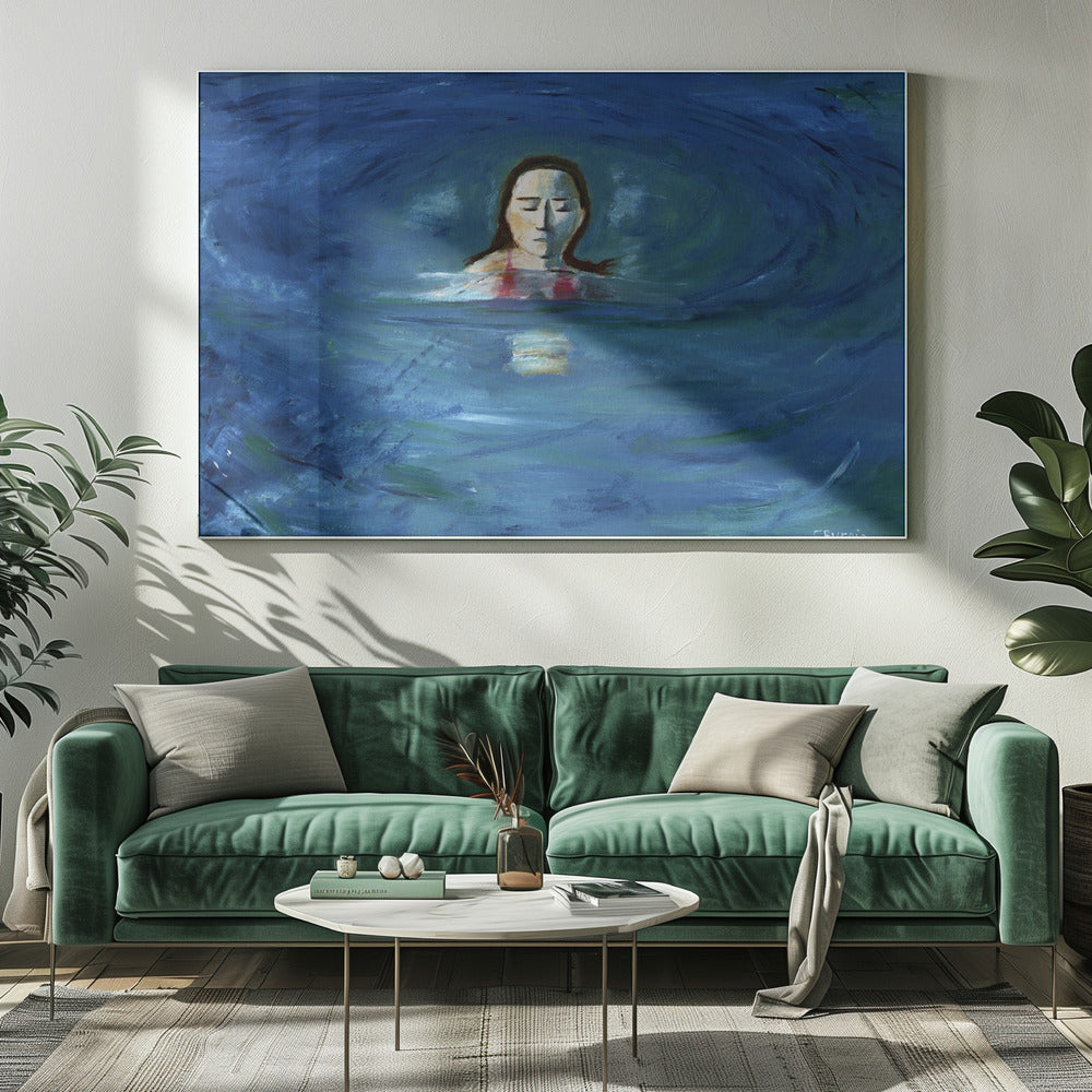 Ozeanschwimmer | Leinwand