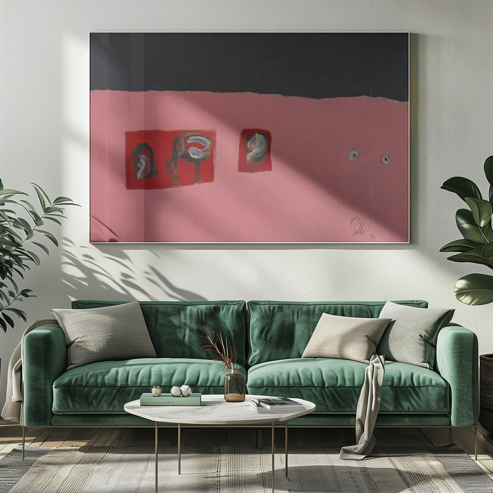 Beobachtende Augen | Leinwand