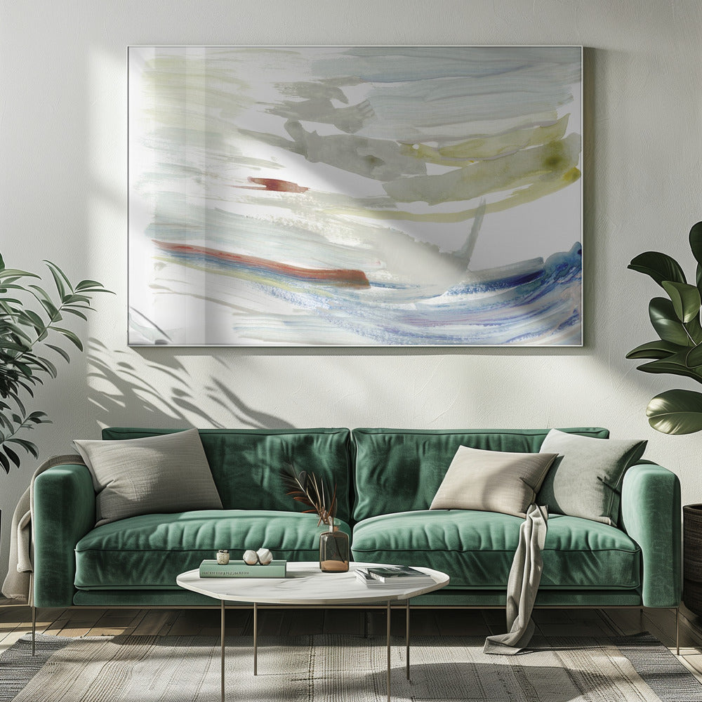 Abstrakte Landschaft 2 | Leinwand