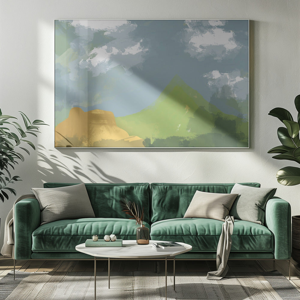 Landschaft Abstrakt | Leinwand