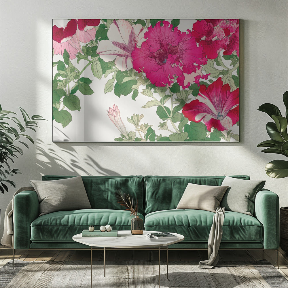 Vintage Petunienblüte Nr. 2 | Leinwand