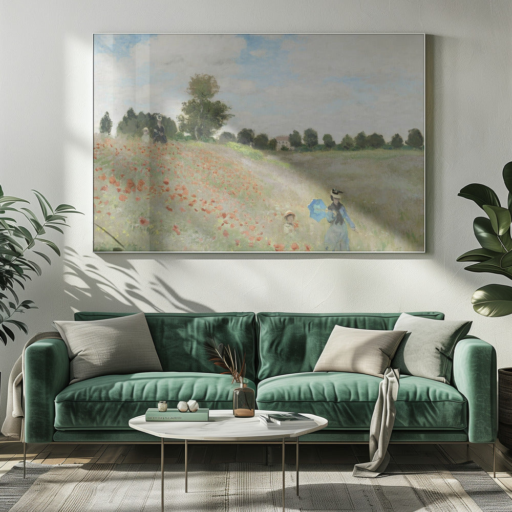 Mohnfeld bei Argenteuil (1873) | Leinwand