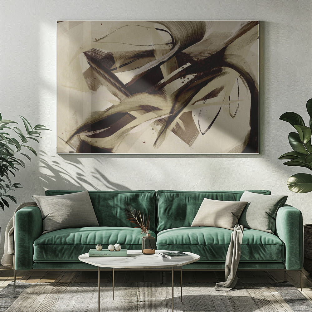 Eleganz in Bewegung | Leinwand