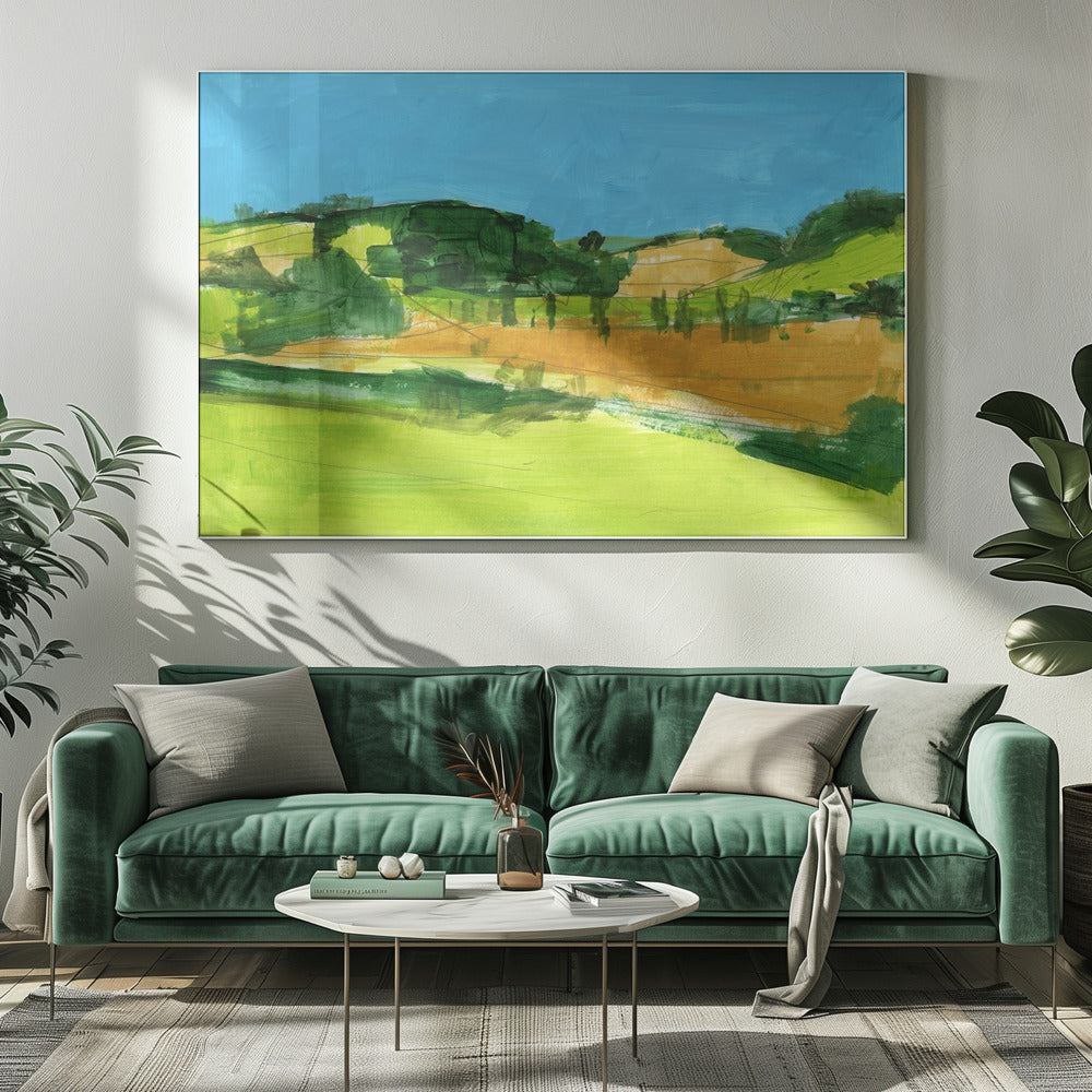 Landlandschaft 1 | Leinwand