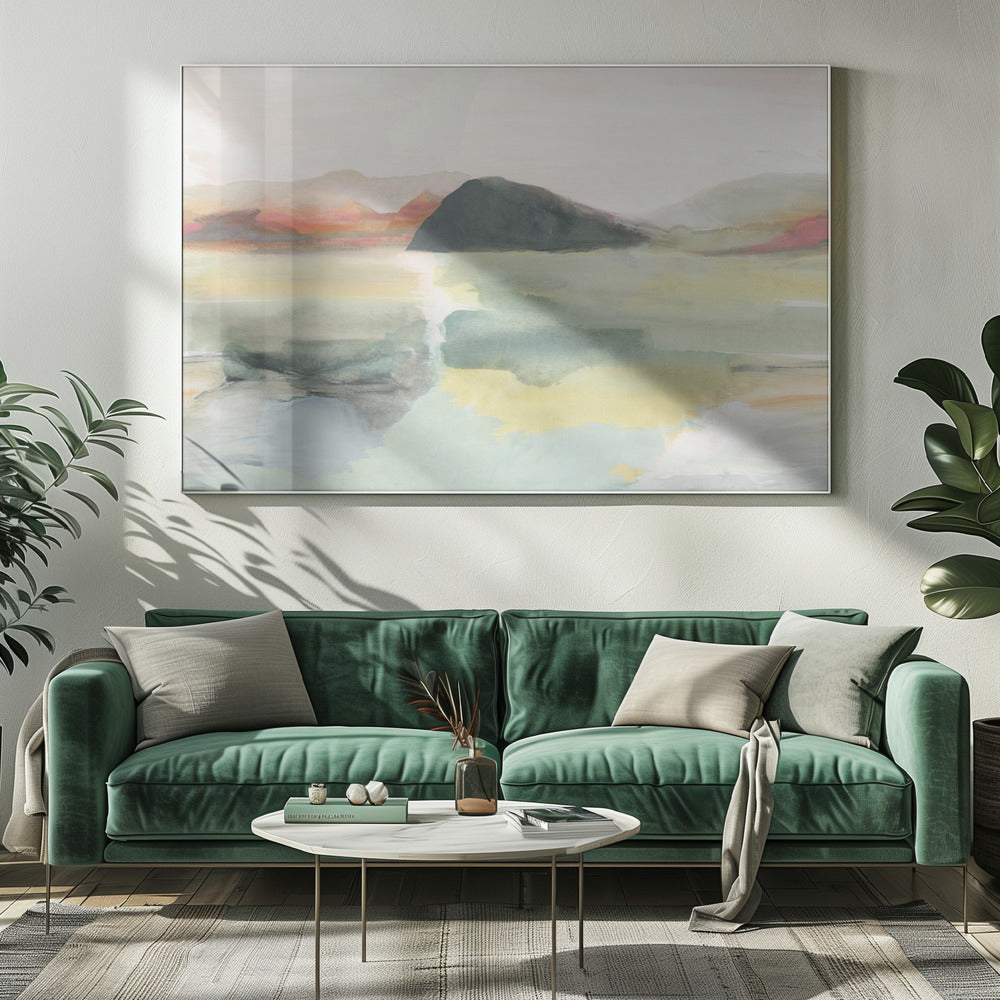 Aquarelllandschaft Nr. 2 | Leinwand