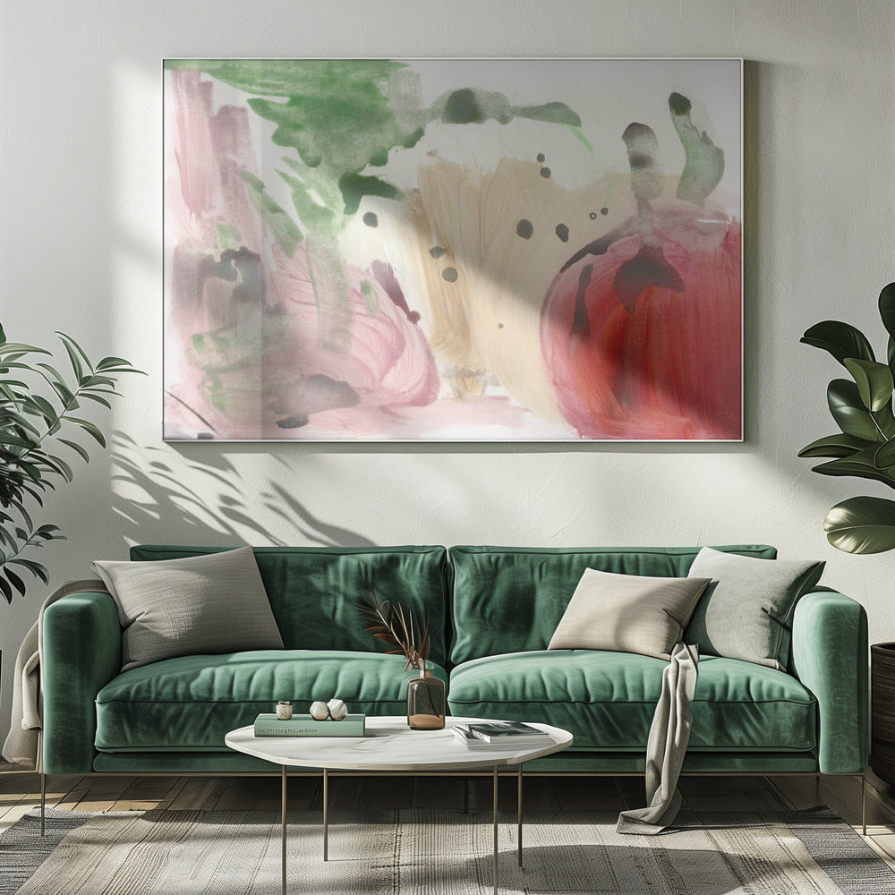 Aquarell Organische Formen 1 | Leinwand