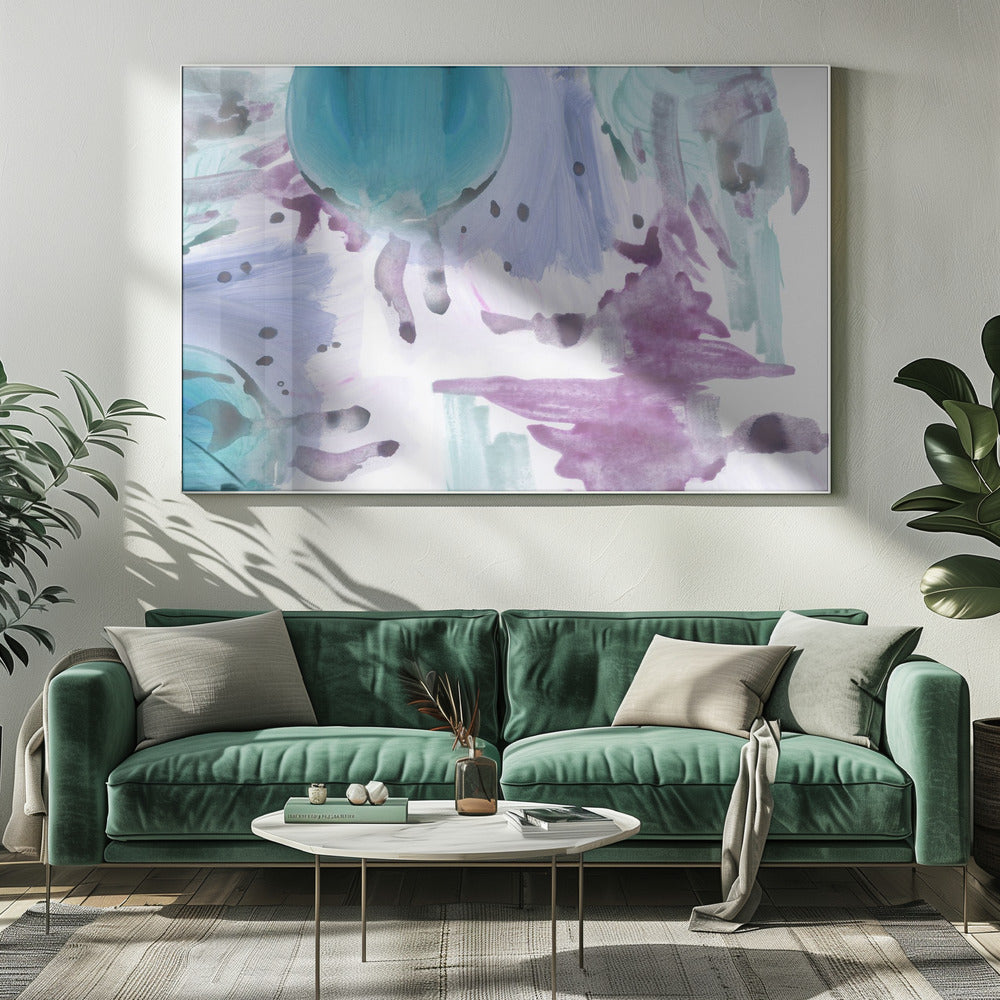 Aquarelle Organische Formen 2 | Leinwand