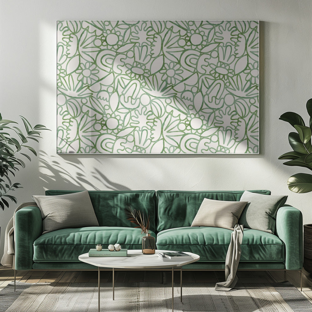 Botanische Harmonie | Leinwand