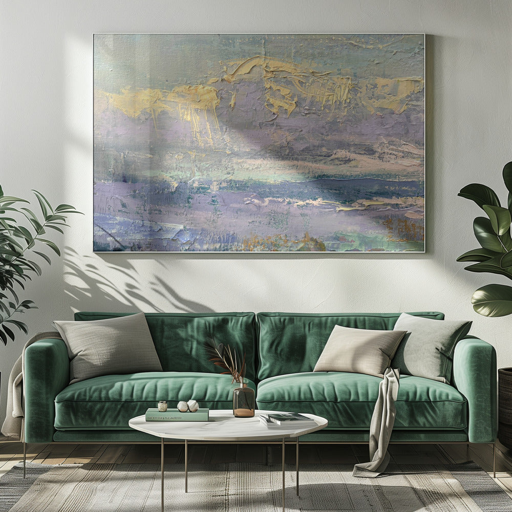 Goldener Dunst | Leinwand