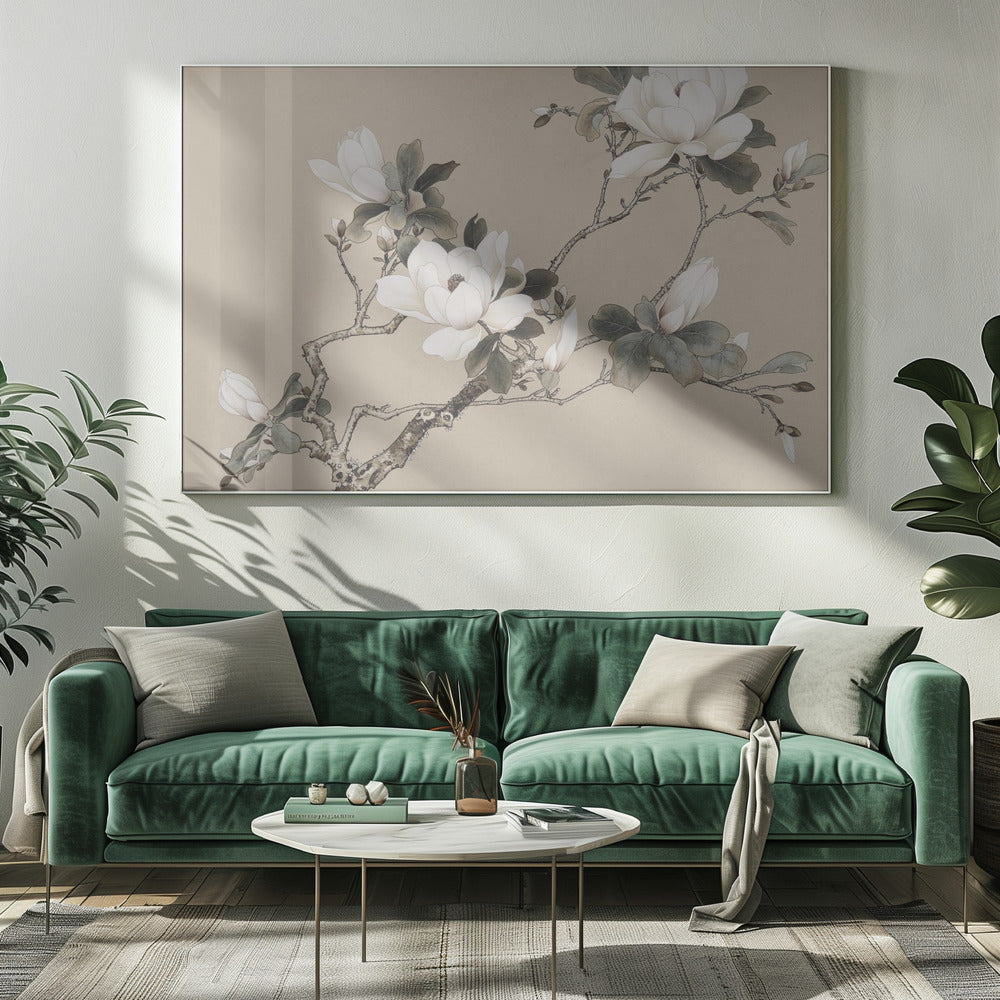 Chinoiserie Magnolia 005 | Leinwand