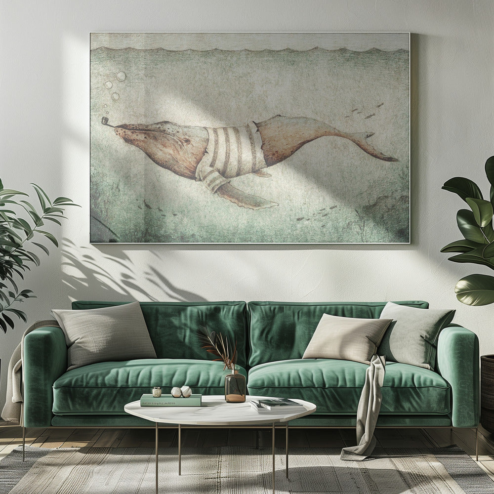 Seemann der Tiefsee | Leinwand