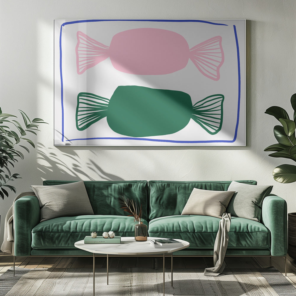 Candy Delight Duo | Leinwand