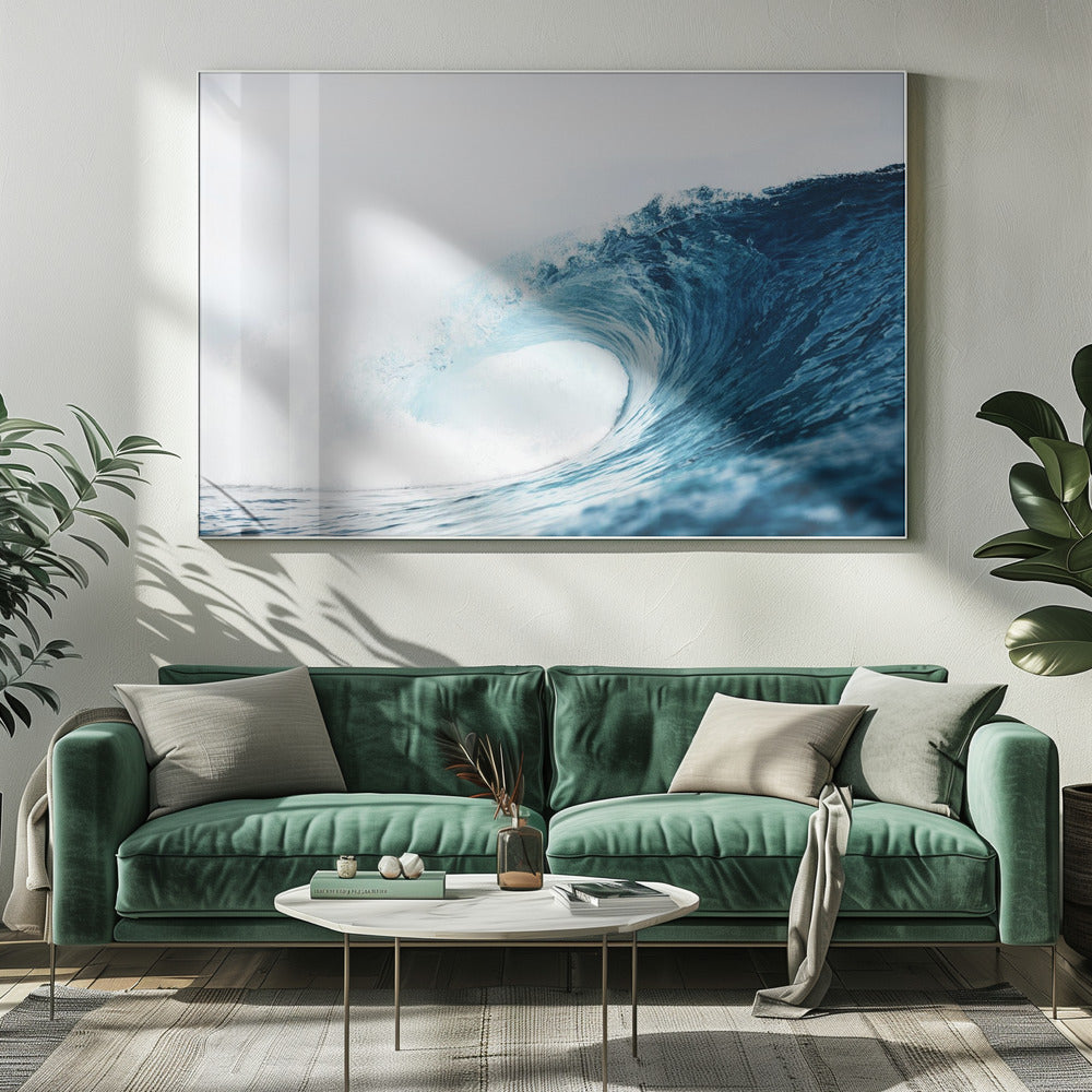 Blaue Welle | Leinwand