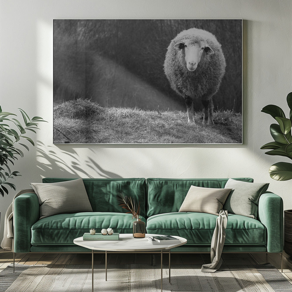 Wunderndes Schaf | Leinwand