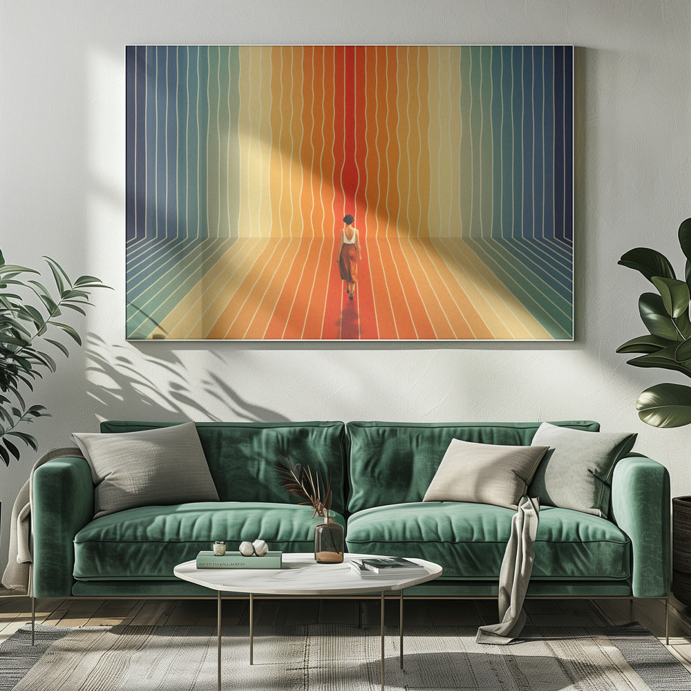 Hier komme ich | Leinwand