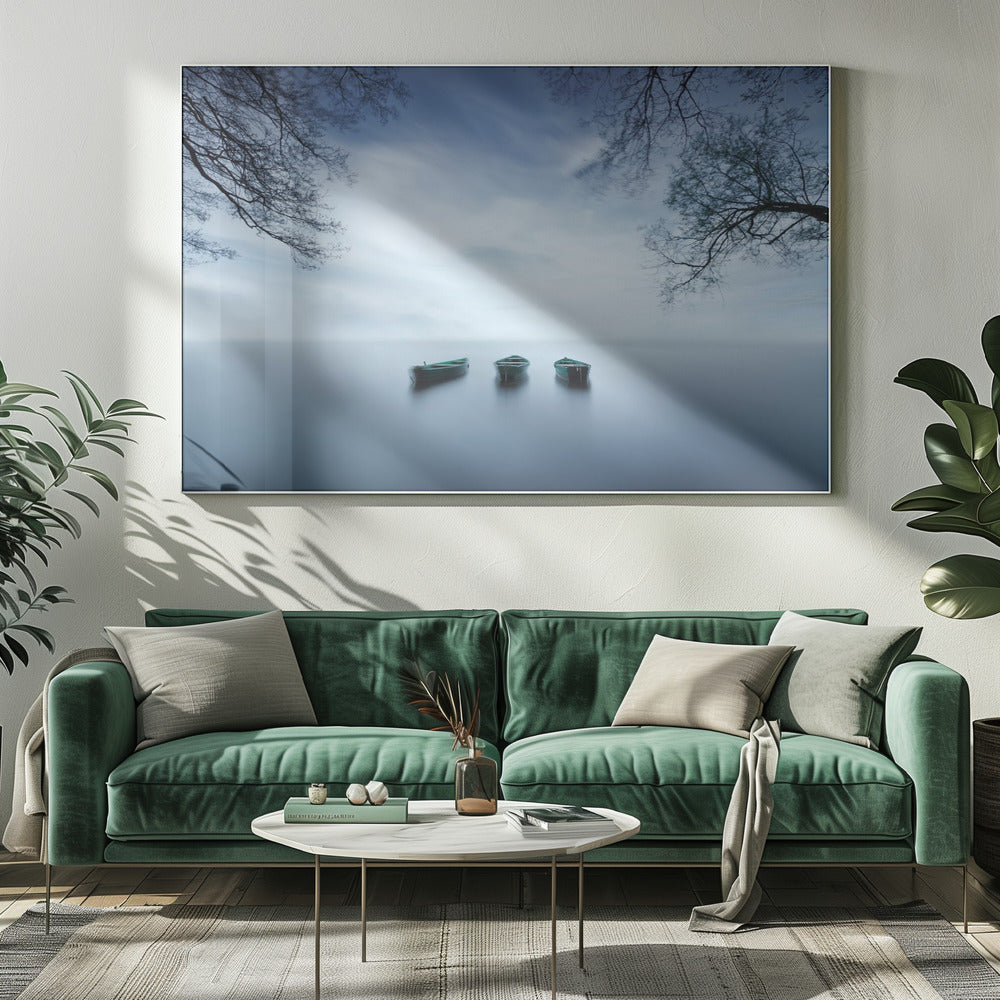 Die Zeit ist eine Welle | Leinwand