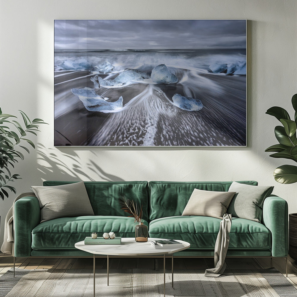 Blaue Diamanten | Leinwand