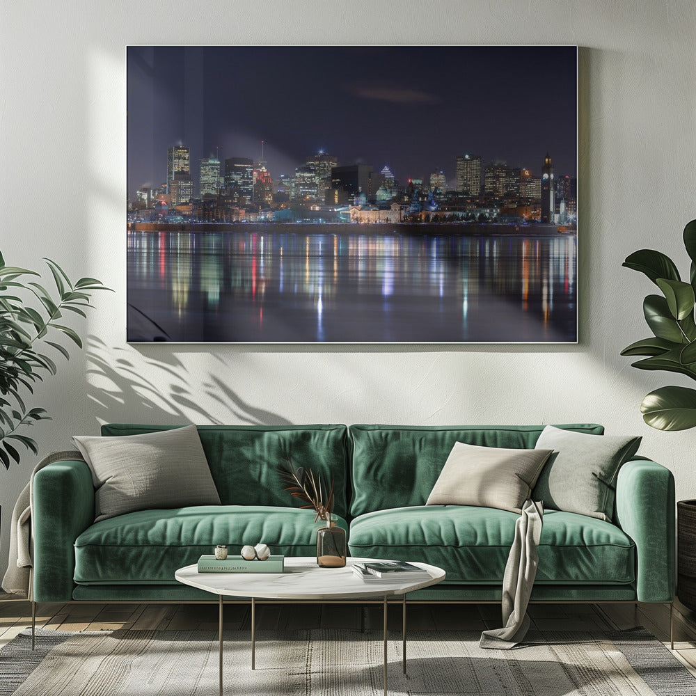 Montreal Nacht | Leinwand