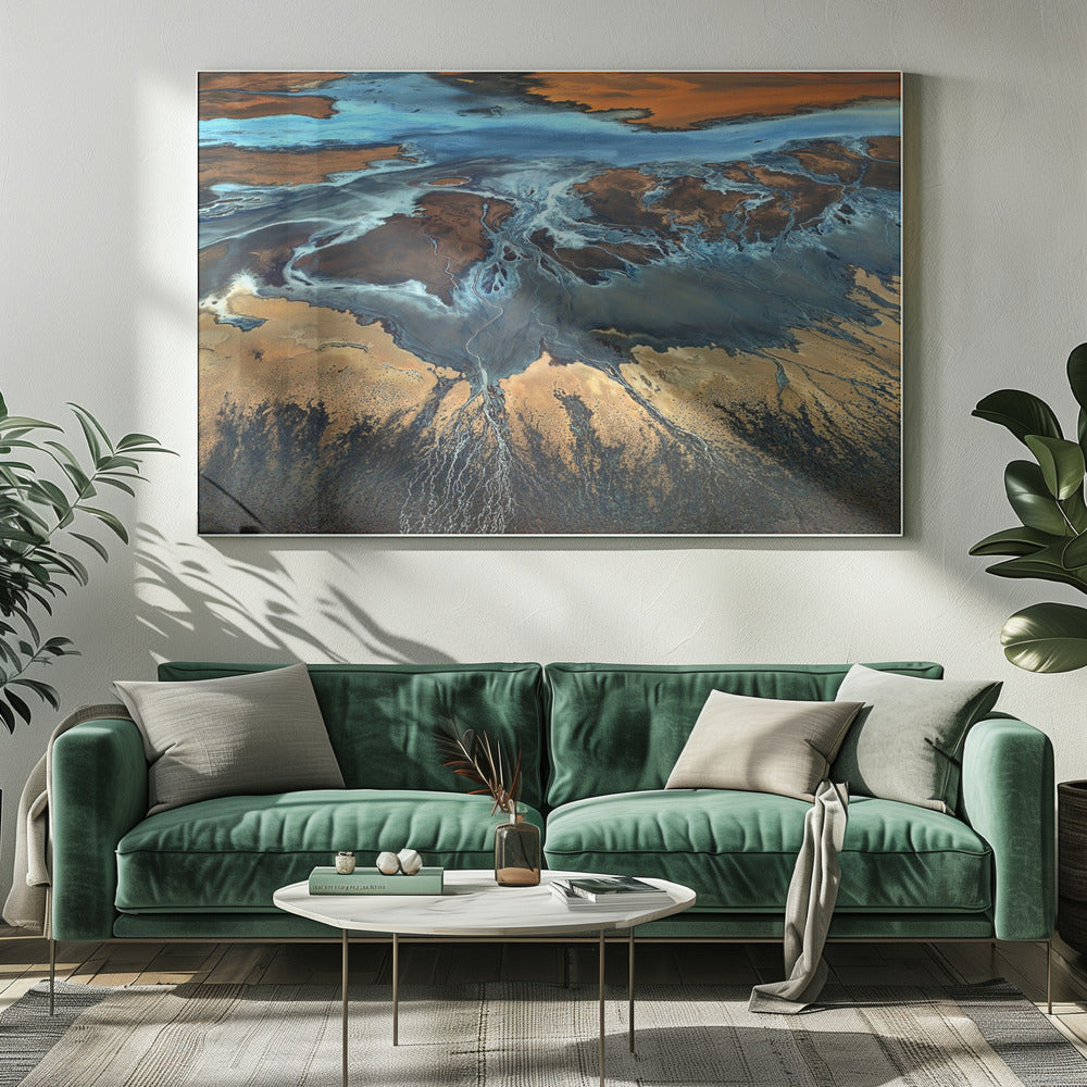 California Aerial - The Desert From Above | Canvas