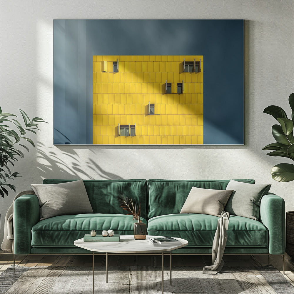 Gelb und Blau | Leinwand