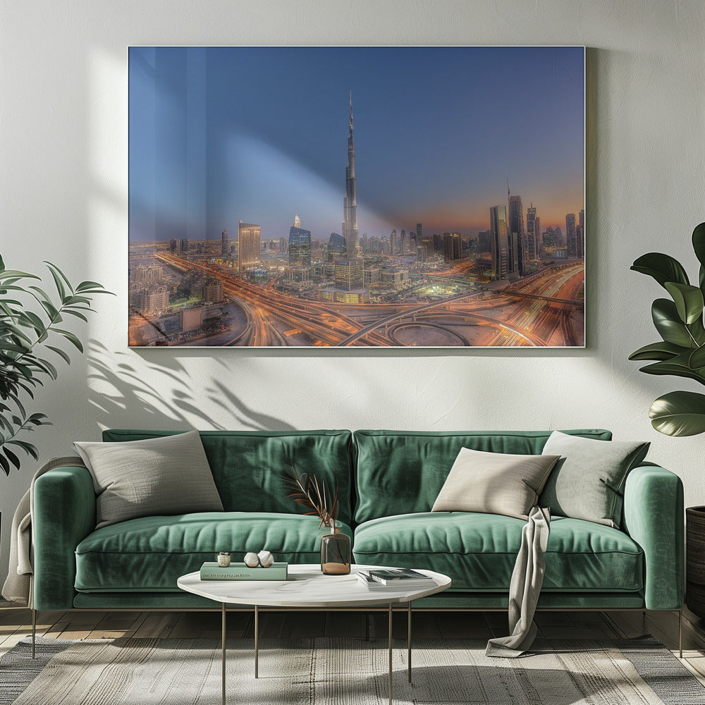 Der erstaunliche Burj Khalifa | Leinwand