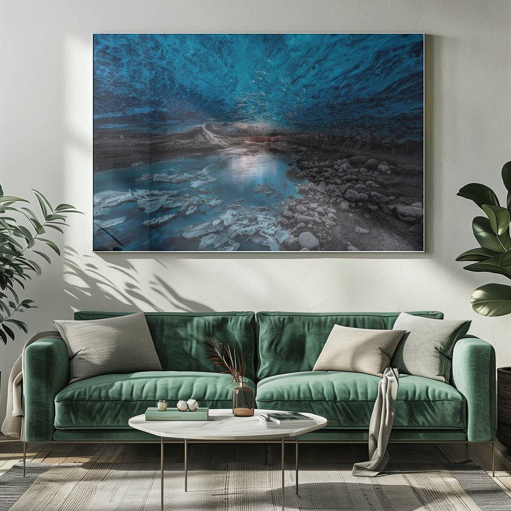 Eishöhle | Leinwand