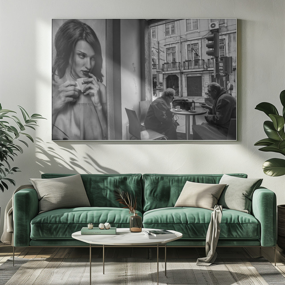 Kaffeegespräche | Leinwand