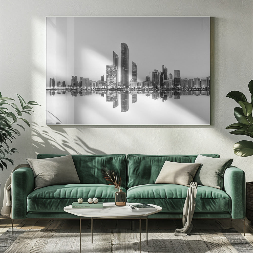 Abu Dhabi Urban Reflection | Leinwand