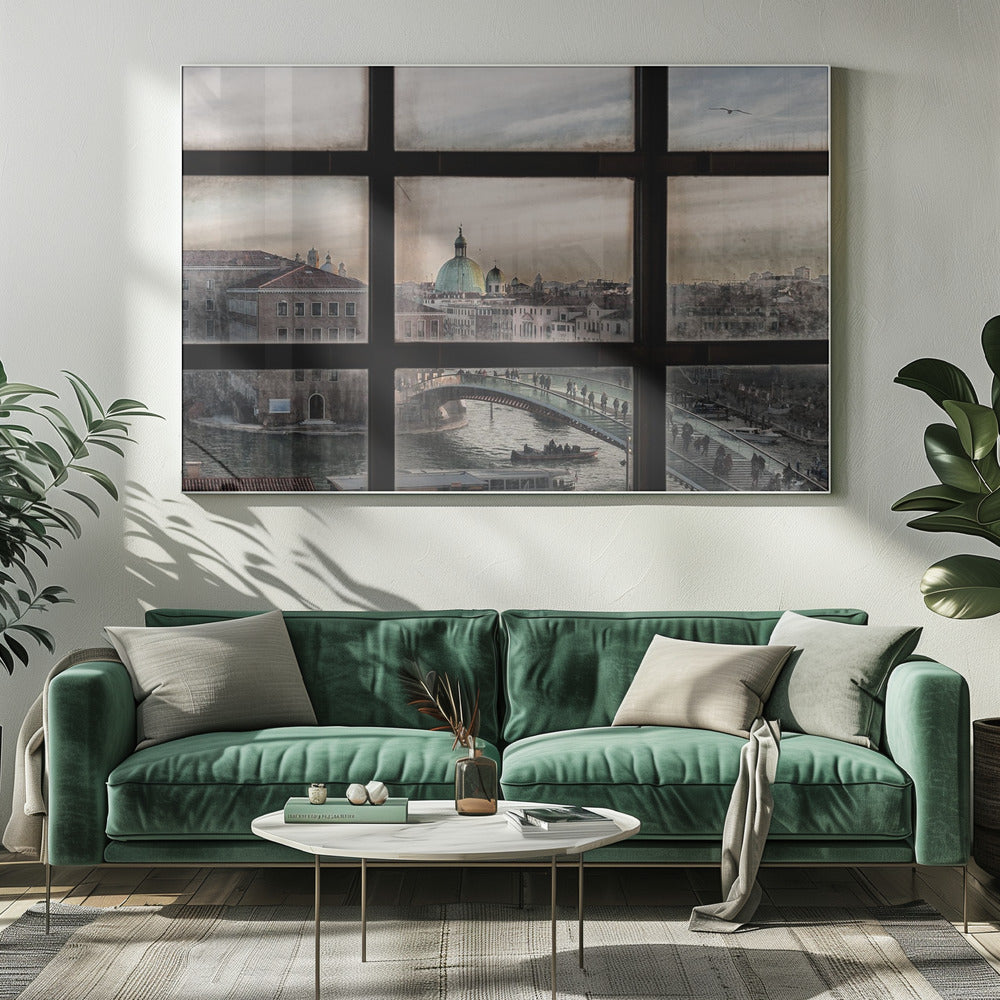 Venedig Fenster | Leinwand