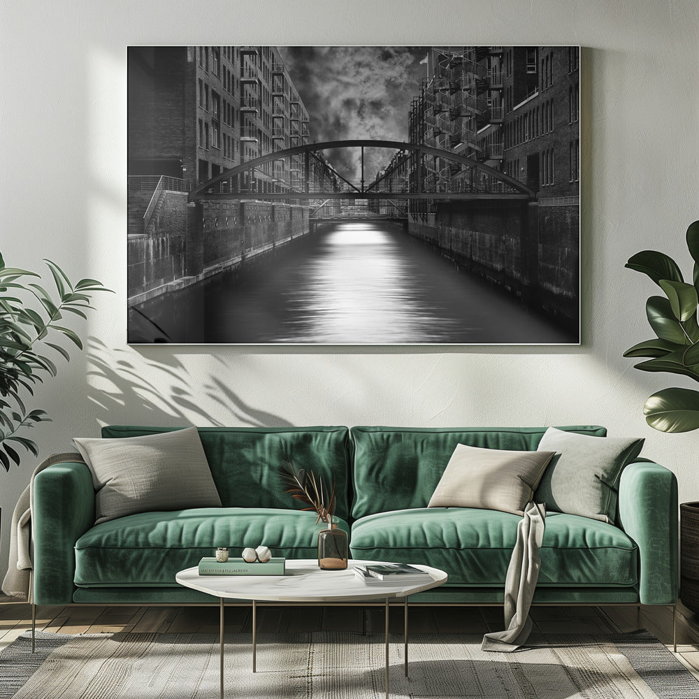 Die andere Seite von Hamburg | Leinwand