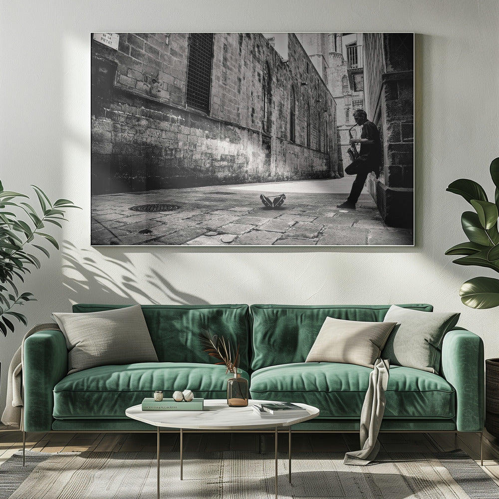 Stille Straße | Leinwand