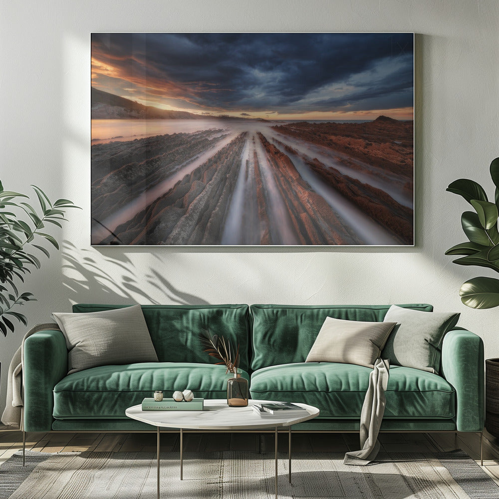 Zumaia Flysch 6 | Leinwand