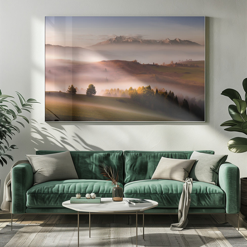 Nur eine Stille | Leinwand