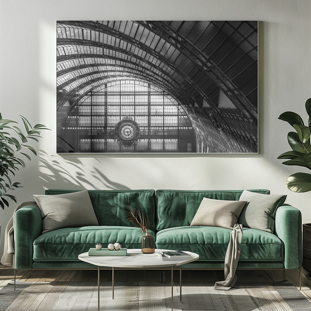 Die Schnecke der Zeit | Leinwand