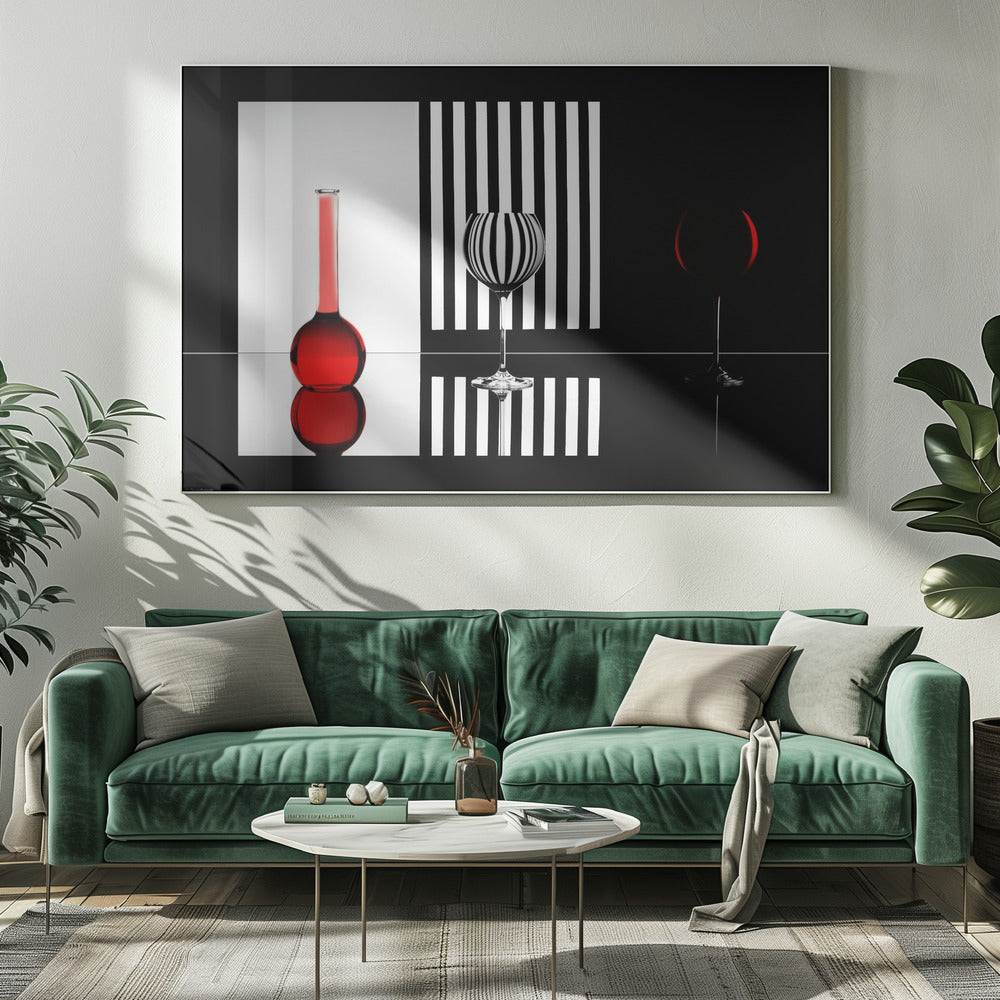Nur ROT | Leinwand