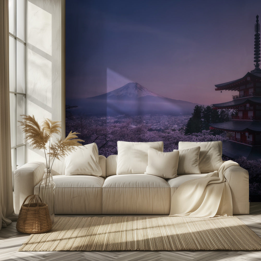 Berg Fuji Sakura | Tapete
